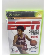 ESPN College Hoops 2K5 - Original Xbox Game NO MANUAL Tested works - £7.67 GBP