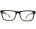 Alberto Romani Eyeglasses Frames AR 8001 GRY Black Gray Square 54-17-140 - $37.18