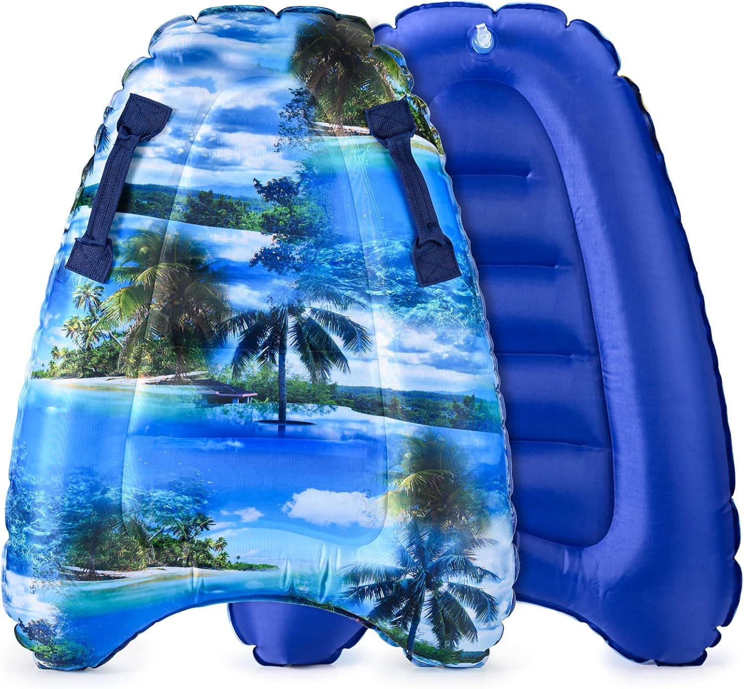 Inflatable Boogy Boards For Beach Travel Toys, 30” Cavas Slip, 12 Ages R... - $35.93