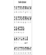 Braille Chart Bookmark - $65.83 MXN