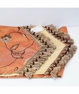 Canaan Co Sorrento Iridescent Lily Fall Spice Table Runner Tassel Revers... - $1,149.17 MXN