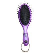 Wet Brush Pro Keychain Hairbrush in Eggplant Purple Compact Travel Keyring - £5.54 GBP