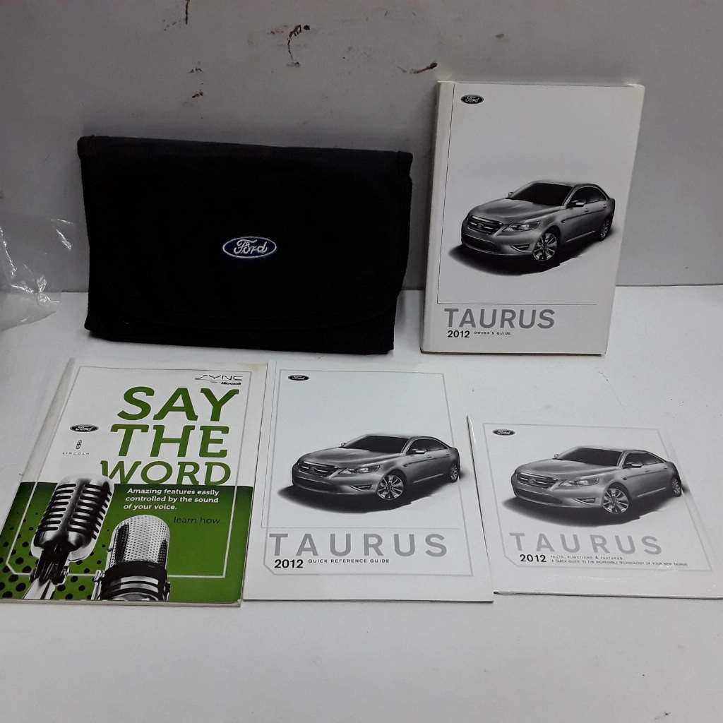 2012 Ford Taurus Owner&#39;s Manual Guide Book - $34.62