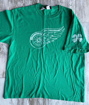 Vintage Men’s XL Detroit Red Wings Irish St. Patrick’s Day Green Shirt - £7.86 GBP
