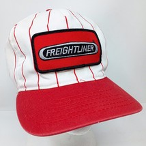 Vintage Freightliner Trucks Patch Striped Snapback Hat Cap - £11.71 GBP