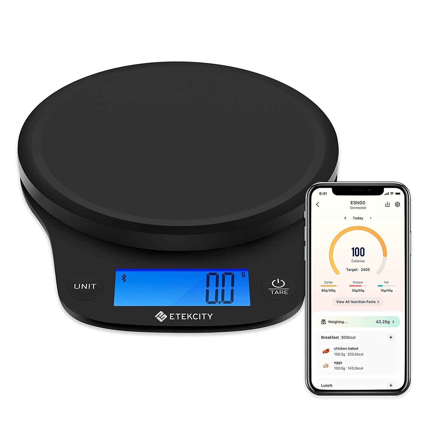 Etekcity Nutrition Smart Food Kitchen Scale, 11, And Weight Loss. - $31.95