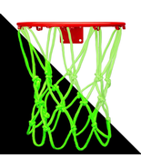 Nightlight Mini Basketball Net Basketball Hoop Net 8 Loop Replacement Po... - £8.29 GBP