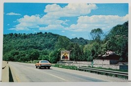 Fort Knox KY Sign on Highway 31W Welcomes Visitors Postcard P2 - £6.25 GBP