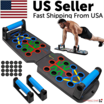 28 in 1 Push Up Rack Board System Fitness Workout Train Home Gym Exercis... - $25.54