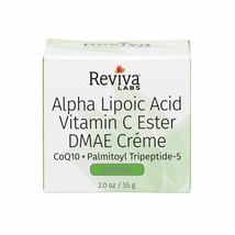 Reviva Labs Alpha Lipoic Acid Vitamin C Ester and DMAE Cream 2 oz - £25.76 GBP
