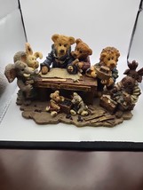 Boyds Bears &amp; Friends &quot;Noah and Co Ark Builders&quot; Figurine Limited Edition #119 - £22.33 GBP