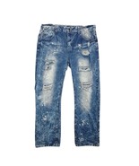 CJ BLACK Premium Men&#39;s 38x32 Distressed Bleach Splatter Acid Wash Jeans ... - $24.19