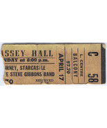 JOURNEY 1977 TICKET STUB STARCASTLE STEVE GIBBONS BAND MASSEY HALL TORON... - $14.95