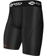 New SHOCK DOCTOR Core COMPRESSION SHORTS w/ Athletic Cup Pocket Boys Lar... - £20.07 GBP