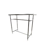 Double Parallel Bar Adjustable Clothing Garment Retail Display Rack Rail... - $143.18 CAD