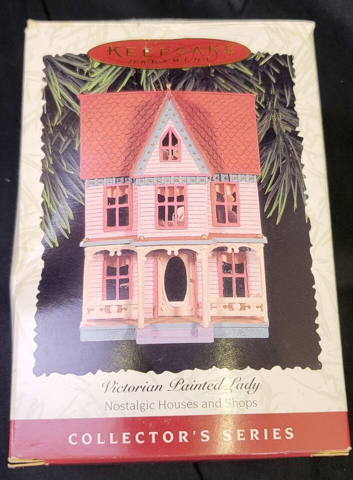 Primary image for Hallmark Keepsake Ornament #13 Victorian Painted Lady Holiday Home 1996
