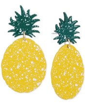 Alfani Gold-Tone Colored Pineapple Drop Earrings - £13.58 GBP
