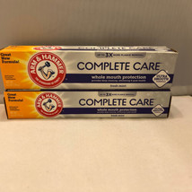 Arm &amp; Hammer Complete Care Toothpaste Fresh Mint Anticavity Fluoride 2-Packs - £9.56 GBP