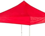 Impact Canopy 8 X 8&#39; Canopy Pop Up Tent Replacement Top, 8 X 8, Red, Model - $150.97
