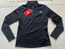 NWT The North Face Womens Black Tech 1/4 Zip Pullover Size Small - $45.00