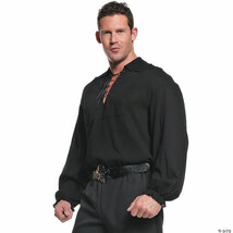 Pirate shirt adult blk xlarge - $48.49