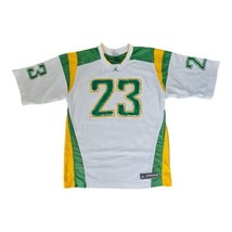 Jordan Authentic Sports Products #23 Jersey Men&#39;s Medium White Yellow Green - £17.68 GBP