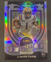 2021 Panini Prizm Draft Picks Ja’Maar Chase Silver Crusade Prizm RC Bengals LSU - £5.42 GBP