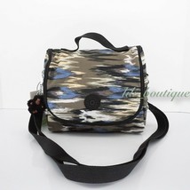 NWT Kipling AC7256 Kichirou Insulated Lunch Bag Polyester Camo Charm Green Multi - £27.22 GBP