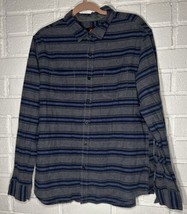 Quicksilver Button Up Shirt Mens Large Long Sleeve - $16.28
