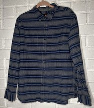 Quicksilver Button Up Shirt Mens Large Long Sleeve - £13.04 GBP