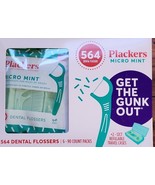 564 Count ~ Plackers ~ Micro Mint ~ Dental Flossers ~ Six (6)-90 Count P... - $569.66 MXN
