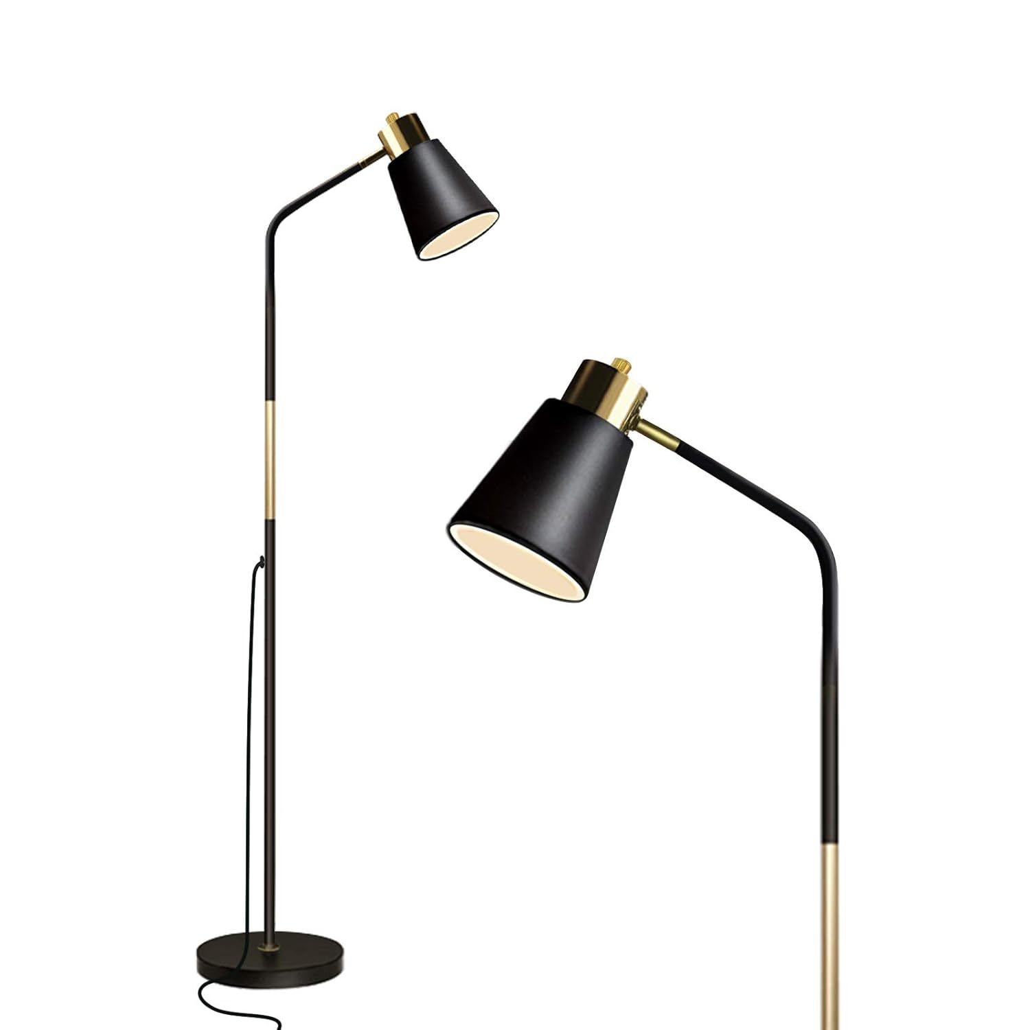 Floor Lamp, Industrial Floor Lamps For Living Rooms Rustic Farmhouse Reading Sta