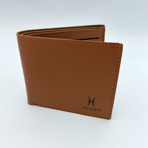 JELENEW Purses Multi-purpose Slim Minimalist Bifold Wallet for Men, Brown - £13.56 GBP