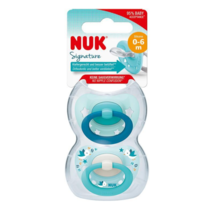 Nuk Signature Soother Silicone 0-6 Months 2 Pack - £64.94 GBP
