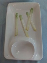 Williams Sonoma Asparagus Serving Platter &quot;Bowl&quot; For Dip Made In Italy 11.5&quot;x7&quot; - £12.00 GBP