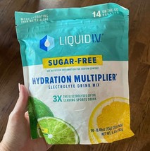 Liquid I.V. Hydration Multiplier, Sugar Free Lemon Lime Individual Sticks ex ‘25 - £17.22 GBP