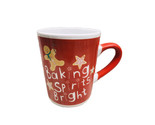 Christmas Royal Norfolk Baking Spirits Brights Wit Handle Coffee Mug 8 Inch - $14.21