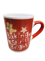 Christmas Royal Norfolk Baking Spirits Brights Wit Handle Coffee Mug 8 Inch - £13.35 GBP