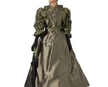 Women&#39;s Brown Victorian Era Annie Dress Theater Costume S - £402.13 GBP