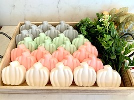10 Pumpkin Soaps: bulk party favors, Baby Shower favors, Fall favors, We... - $24.75