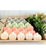 10 Pumpkin Soaps: bulk party favors, Baby Shower favors, Fall favors, We... - $24.75