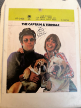 1974 Captain &amp; Tennille Love Will Keep Us Together A&amp;M S 133730  8 Track... - £7.65 GBP