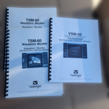 Lot of 3 Videotek TSM-60 Waveform VSM-60 Vectorscope Instruction Service Manuals - £11.66 GBP
