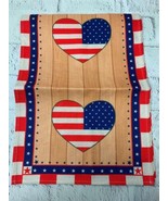 Independence Day Cotton Linen Table Runner Dresser Scarves July 4th USA ... - £16.07 GBP