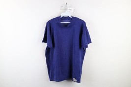 Vintage 40s 50s Felco Mens XL Distressed Rayon Knit Mock Neck Jersey T-Shirt USA - £78.07 GBP