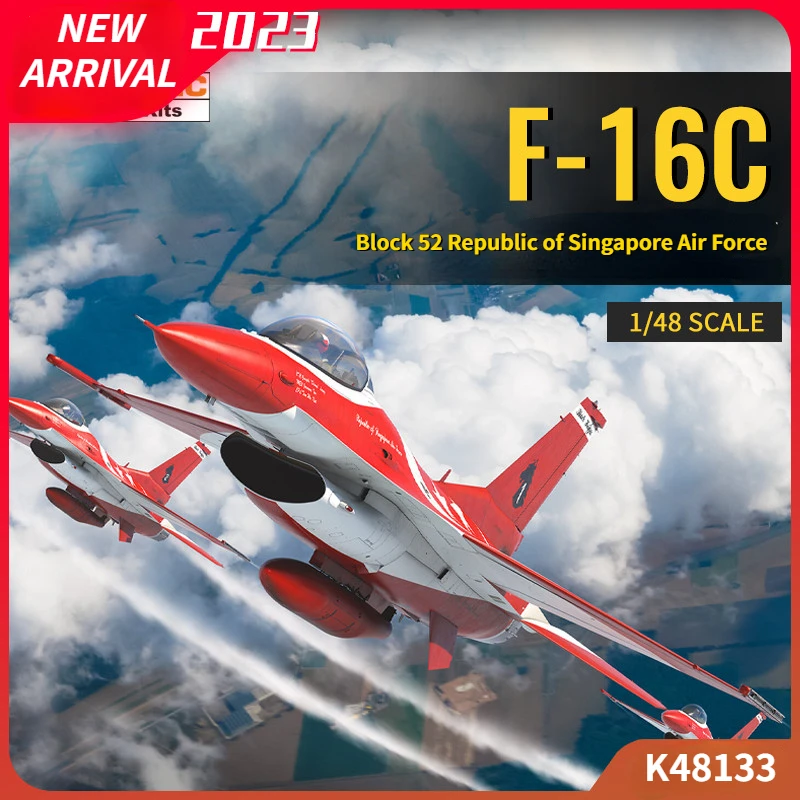 KINETIC K48133 Model Airplane 1/48 Scale F-16C Block 52 Republic of Sing... - £86.25 GBP