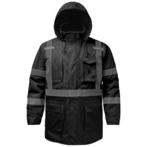 Reflective Jacket,High Visibility Jackets For Men&amp;Women,Waterproof Hi Vi... - $131.99