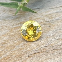 Natural Yellow Sapphire | Round Cut | 5.90 mm | Sapphire Rings | Engagem... - £467.62 GBP