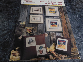 Authentic Decoys by R W Brownlee Leaflet 904 Cross Stitch - $2.99