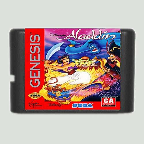 Aladdin 16 bit MD Game Card For 16 bit Sega MegaDrive Genesis game conso... - $23.75